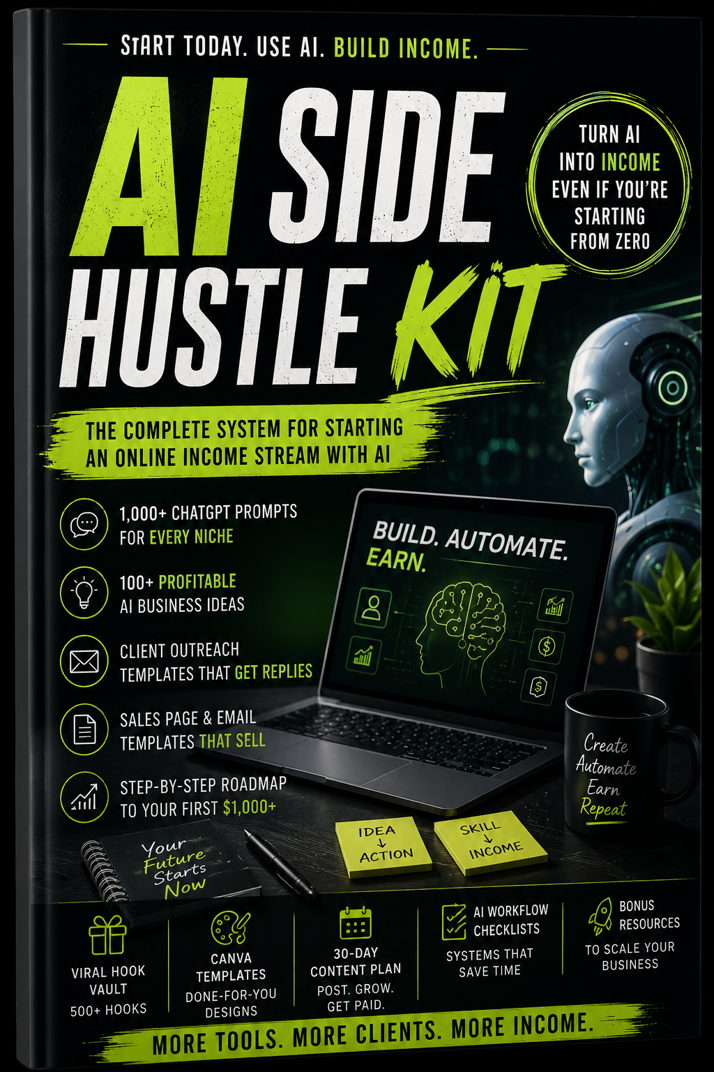 AI Side Hustle Kit

The Complete System for Starting an Online Income Stream With AI